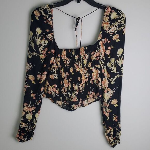 Free People Hilary Printed Blouse Size XS - Picture 8 of 8
